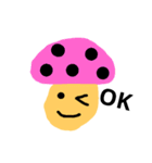カラフルきのこちゃん（個別スタンプ：2）