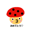 カラフルきのこちゃん（個別スタンプ：9）