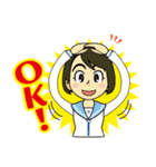 玉高115周年記念スタンプ 白抜き（個別スタンプ：3）
