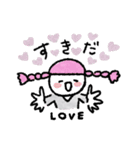 気持ちを伝えるガールたち（個別スタンプ：15）