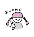 気持ちを伝えるガールたち（個別スタンプ：35）