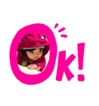 すみれのすみちゃん（個別スタンプ：3）