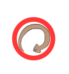 プラナリアと愉快な動物たち（個別スタンプ：1）
