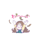 かわいい女子達（個別スタンプ：19）