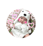 赤ちゃんの成長♡3～6ヶ月（個別スタンプ：1）