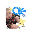 赤ちゃんの成長♡3～6ヶ月（個別スタンプ：4）