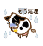 もこもこな動物( ^ω^ )ダジャレ編（個別スタンプ：8）