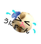 モコモコにゃんこ（個別スタンプ：3）