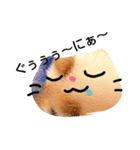 モコモコにゃんこ（個別スタンプ：6）