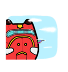 赤べこ 追加パック [ロボット]（個別スタンプ：1）