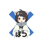 オタク女子とネコのスタンプ（個別スタンプ：3）