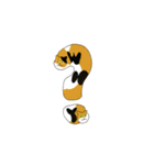 猫文字さん（個別スタンプ：1）
