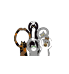 猫文字さん（個別スタンプ：4）
