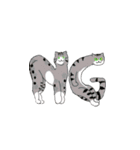 猫文字さん（個別スタンプ：5）