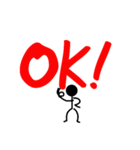 支える棒人間！（個別スタンプ：36）