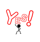 支える棒人間！（個別スタンプ：37）