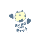 小さなかわいい猫（個別スタンプ：3）