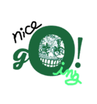 りり's   O マイ ガイコツ♪（個別スタンプ：8）