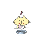 ねこさん時々ダジャレ言う（個別スタンプ：14）