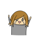 家にいる人（個別スタンプ：3）