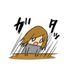 家にいる人（個別スタンプ：22）