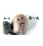 おもしろ顔のキウイ＆フェイジア（個別スタンプ：1）