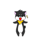 黒柴 にこにこ（個別スタンプ：2）