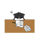 黒柴 にこにこ（個別スタンプ：23）
