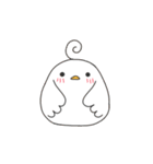 愛情たっぷりしらとりさん（個別スタンプ：1）