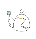 愛情たっぷりしらとりさん（個別スタンプ：8）