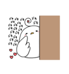 愛情たっぷりしらとりさん（個別スタンプ：10）
