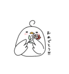愛情たっぷりしらとりさん（個別スタンプ：24）