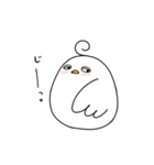 愛情たっぷりしらとりさん（個別スタンプ：35）