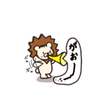 ライオンになりたいシロクマ 日常スタンプ（個別スタンプ：25）