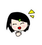 鈴原茉莉の女の子のスタンプ➀気持ち編（個別スタンプ：3）