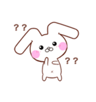 たれ耳うさぎ＊うさころの日常＊1（個別スタンプ：5）