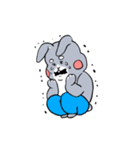 うさぎふっくら（個別スタンプ：10）