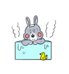 うさぎふっくら（個別スタンプ：31）