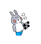うさぎふっくら（個別スタンプ：34）