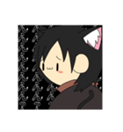 猫になった猫ニキさん（個別スタンプ：13）