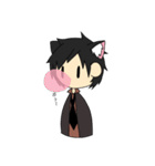 猫になった猫ニキさん（個別スタンプ：15）