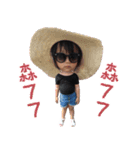 女の子のかわいい表情（個別スタンプ：6）