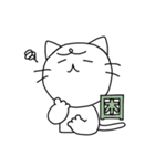 ねこのかんきち～漢字1文字スタンプ～（個別スタンプ：31）