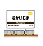 関西私鉄の駅名標 vol.11（個別スタンプ：9）