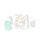 ミケとピョン（個別スタンプ：6）