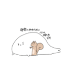 あざらしとりす（個別スタンプ：35）