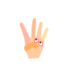 The Hand-shaped alien（個別スタンプ：6）