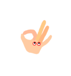 The Hand-shaped alien（個別スタンプ：10）
