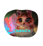 しゃんにゃんの猫スタンプ（個別スタンプ：1）