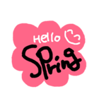 Hello！ Spring（個別スタンプ：1）